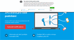 Desktop Screenshot of gosms.cz