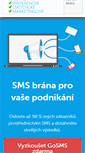 Mobile Screenshot of gosms.cz