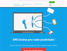 Tablet Screenshot of gosms.cz